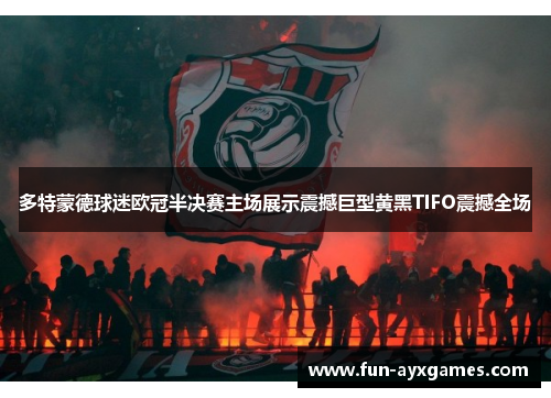 多特蒙德球迷欧冠半决赛主场展示震撼巨型黄黑TIFO震撼全场